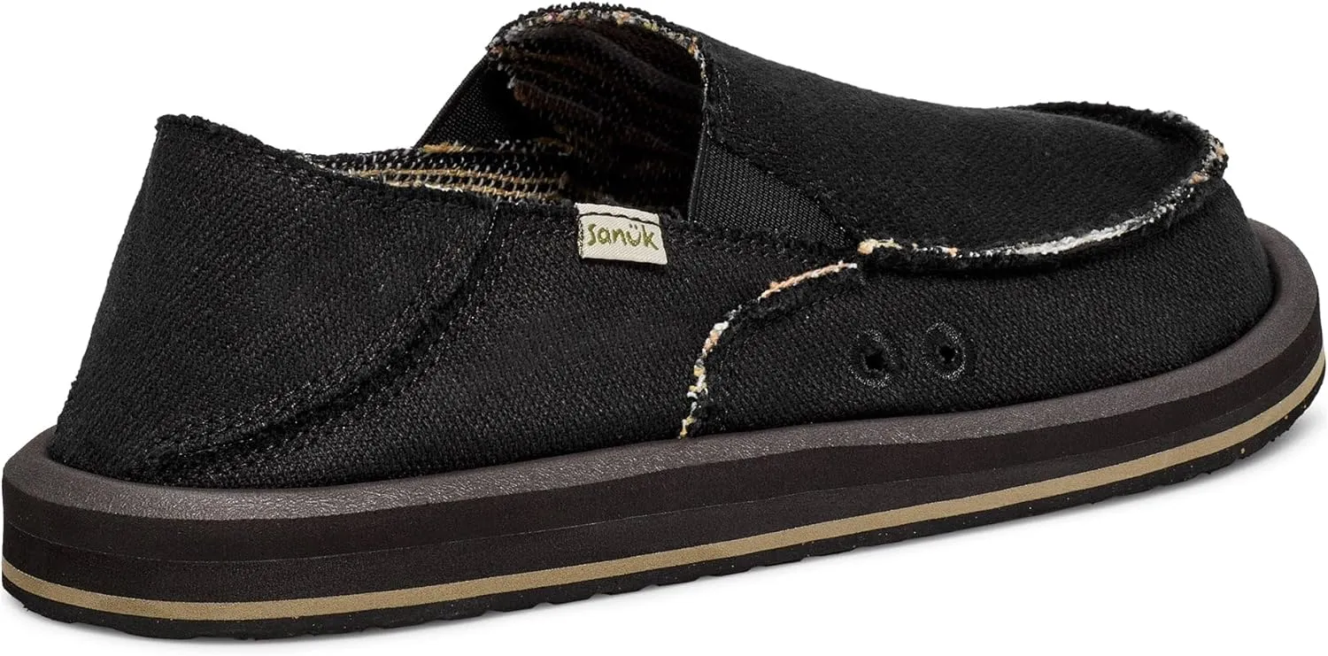 Sanuk Men's Donny Hemp Two-Tone Loafer