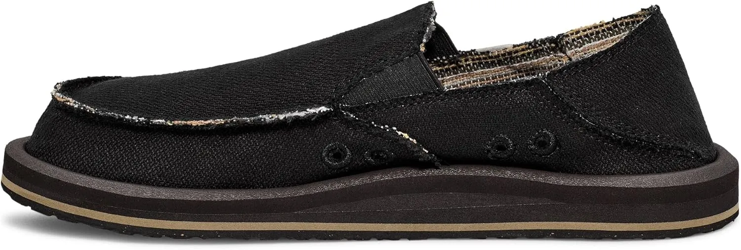 Sanuk Men's Donny Hemp Two-Tone Loafer