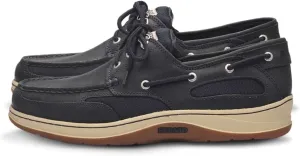 Sebago Clovehitch II FGL Waxed Boat Shoes - Leather Moccasins for Men with Breathable Mesh Panels, Anatomical EVA Midsoles, and Slip-Resistant Outsoles