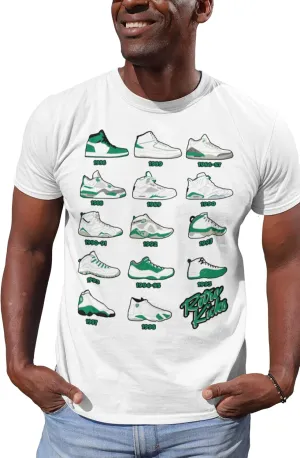 Shirt to Match Jordan Lucky Green Retro Jordan Sneakers 1 2 3 4 5 6 7 8 9 10 11 12 13, Tee to Match Jordans