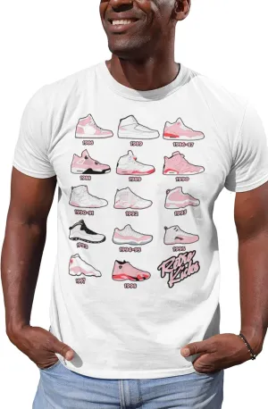 Shirt to Match Jordan Pink Retro Jordan Sneakers 1 2 3 4 5 6 7 8 9 10 11 12 13, Tee to Match Jordans