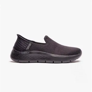 Skechers 124963/BBK GO WALK FLEX Womens Slip on Shoes Black