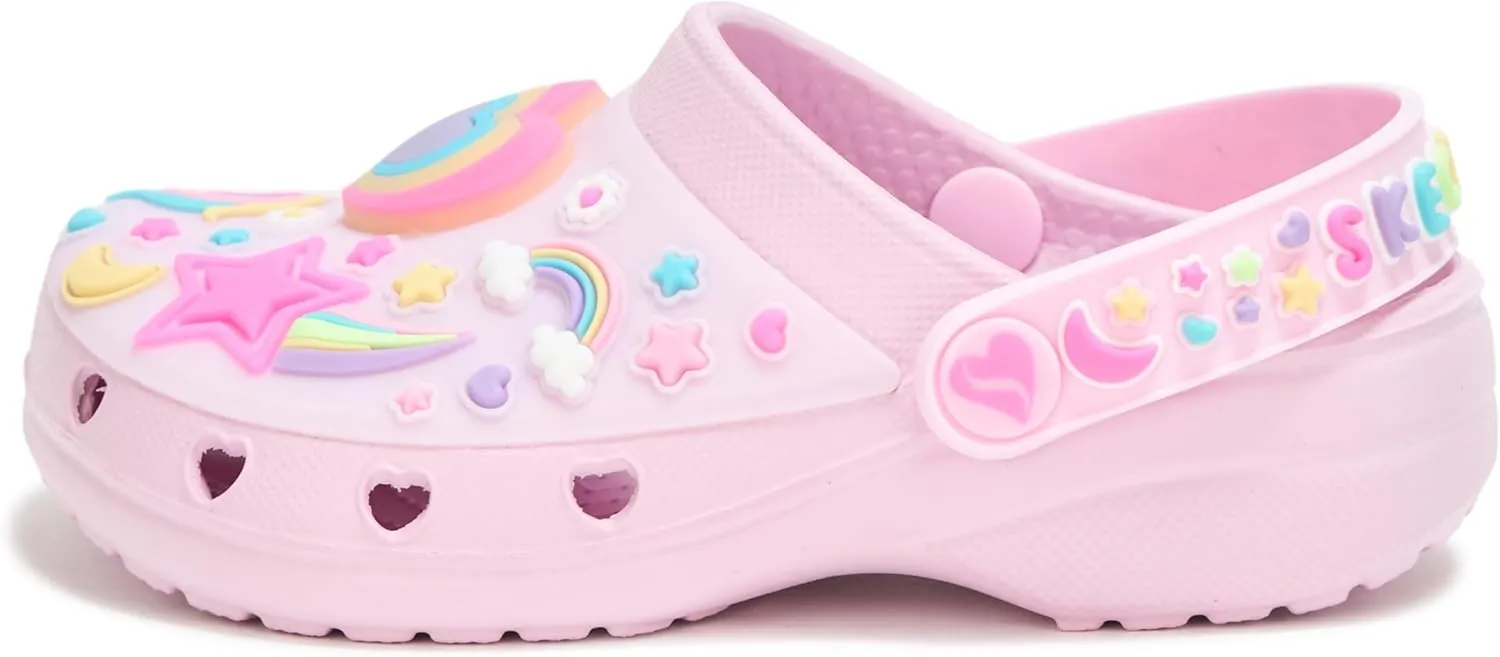 Skechers Girl's Heart Charmer-Girly Land Clog