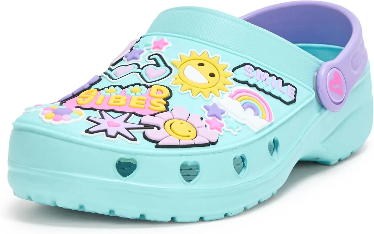 SKECHERS Girl's Heart Charmer-Vibin Friends Clog