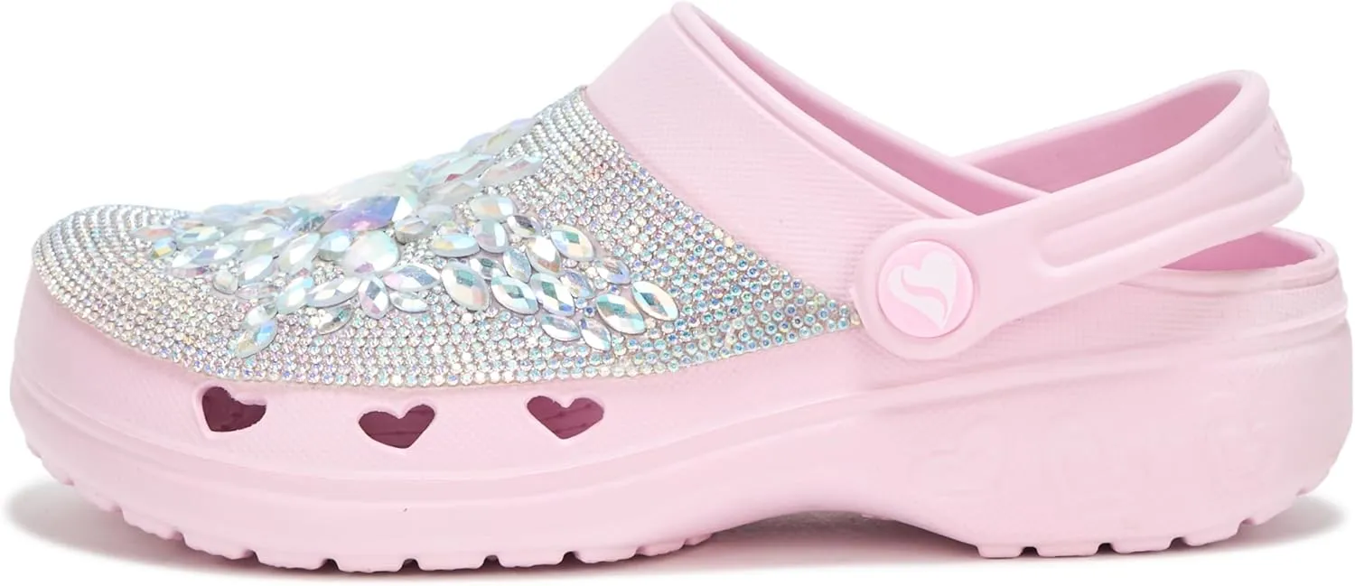 Skechers Girl's Sweetheart-Jeweled Out Clog