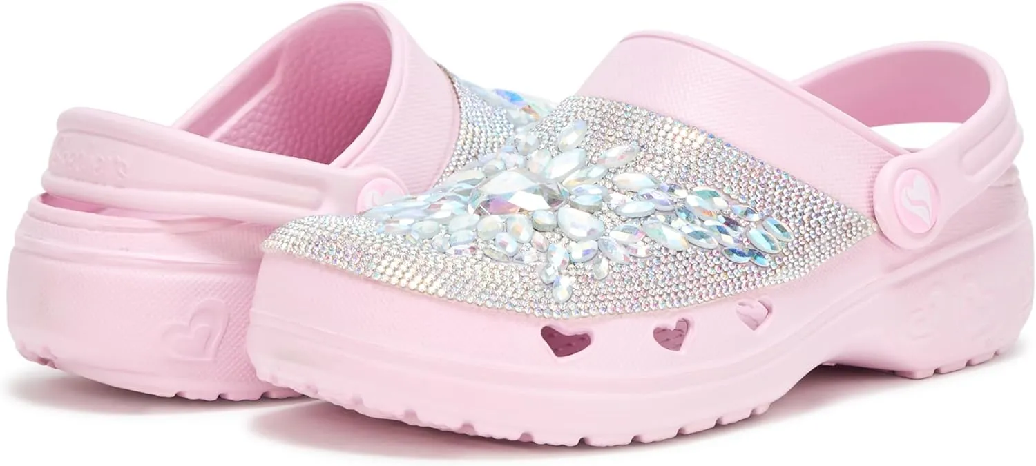 Skechers Girl's Sweetheart-Jeweled Out Clog