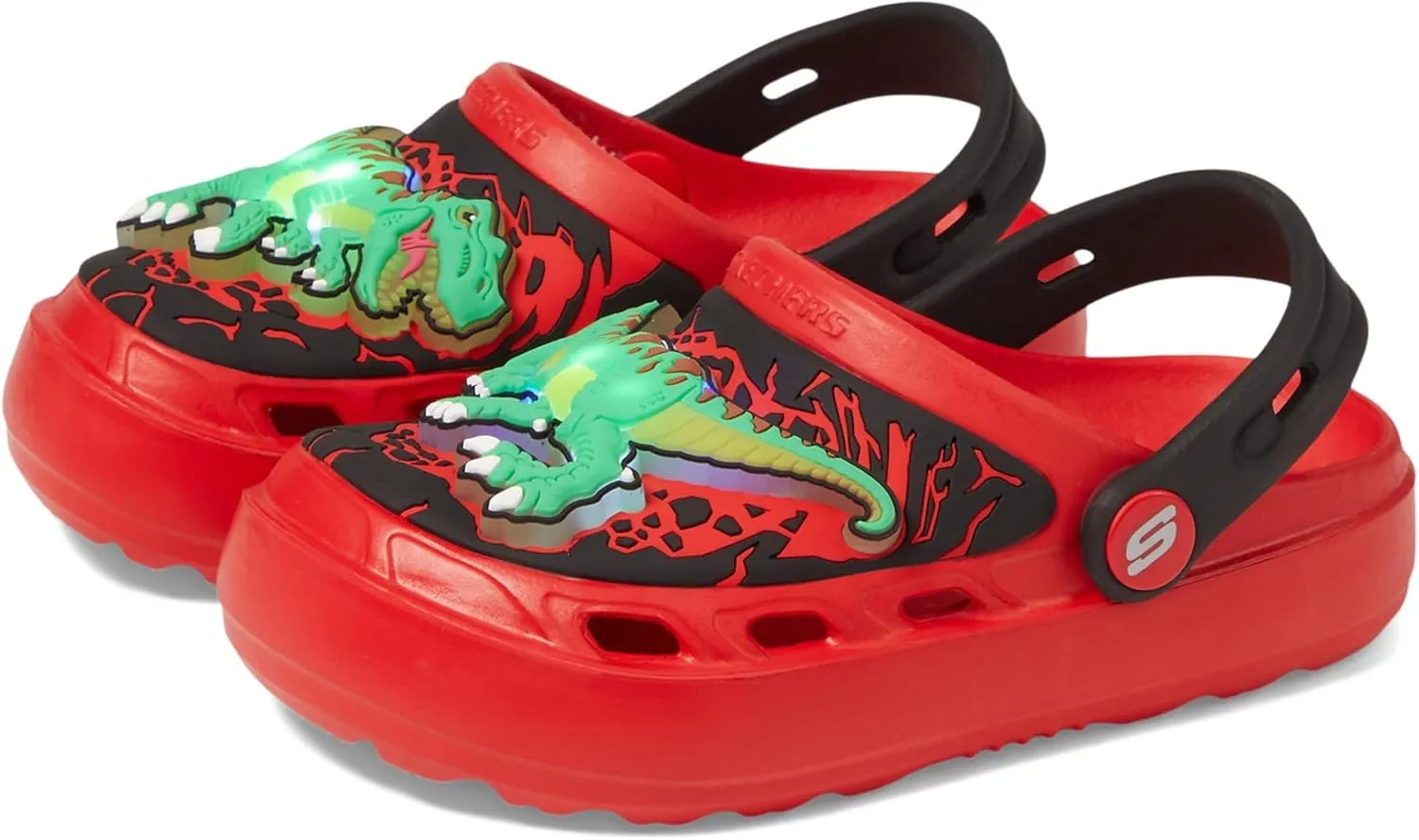 Skechers Kids' Swifters-T-Rex Brights Clog