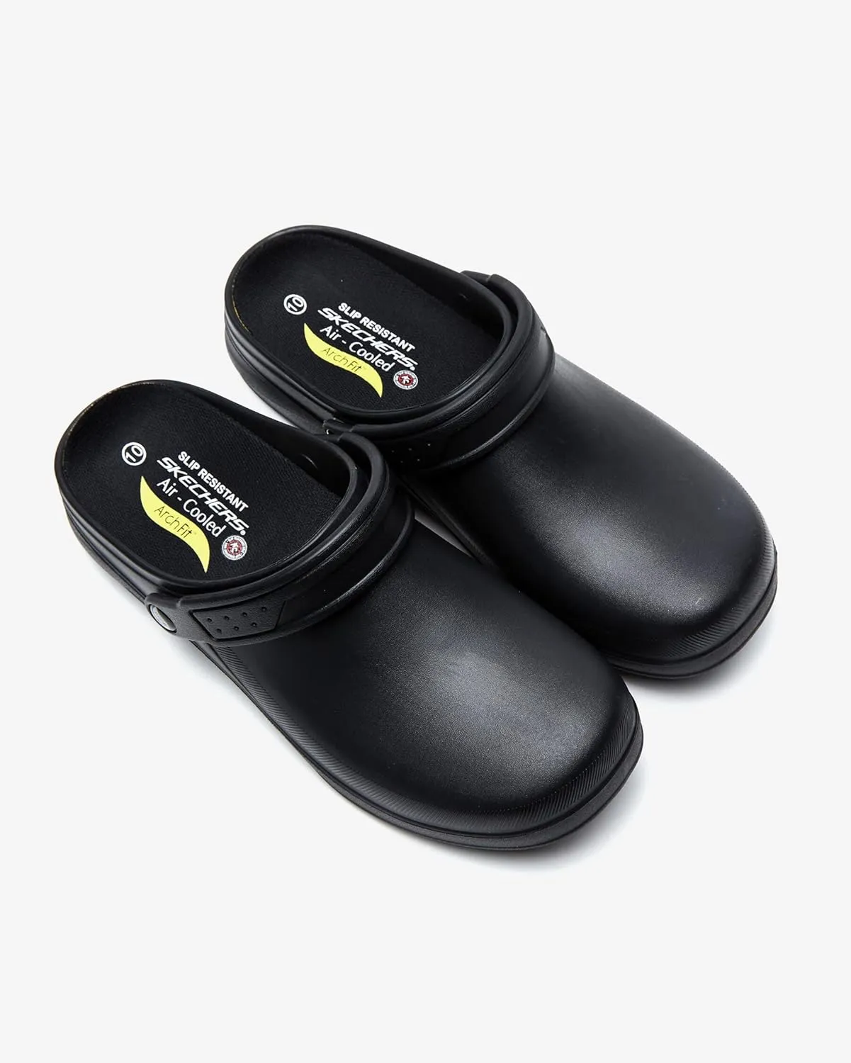 Skechers Men's Riverbound Sr Arch Fit Clog Black Health Care Professional