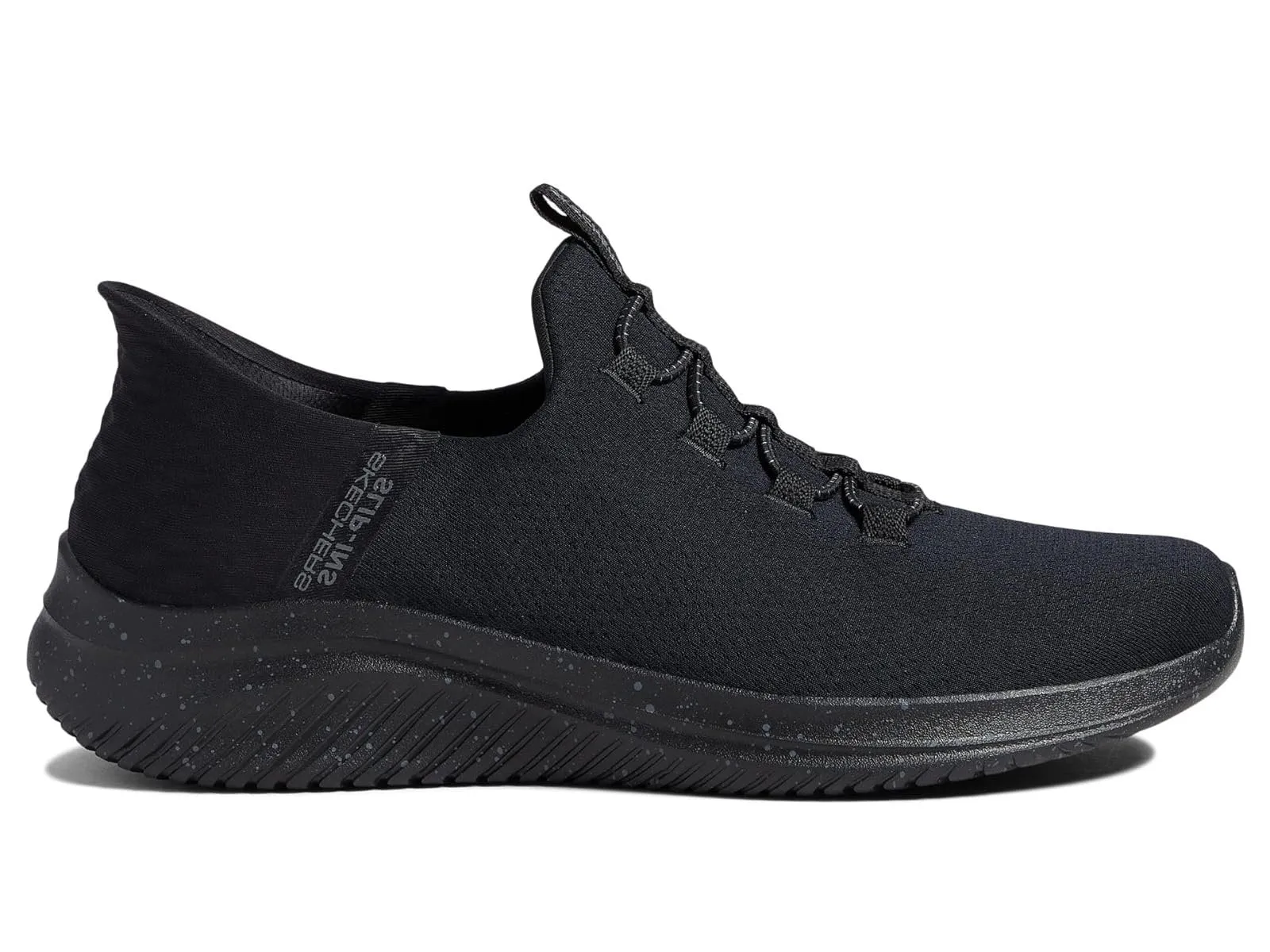 Skechers Men's Ultra Flex 3.0 Right Away Hands Free Slip-in Sneaker Loafer, Air-Cooled Memory Foam Insole, Breathable, Black