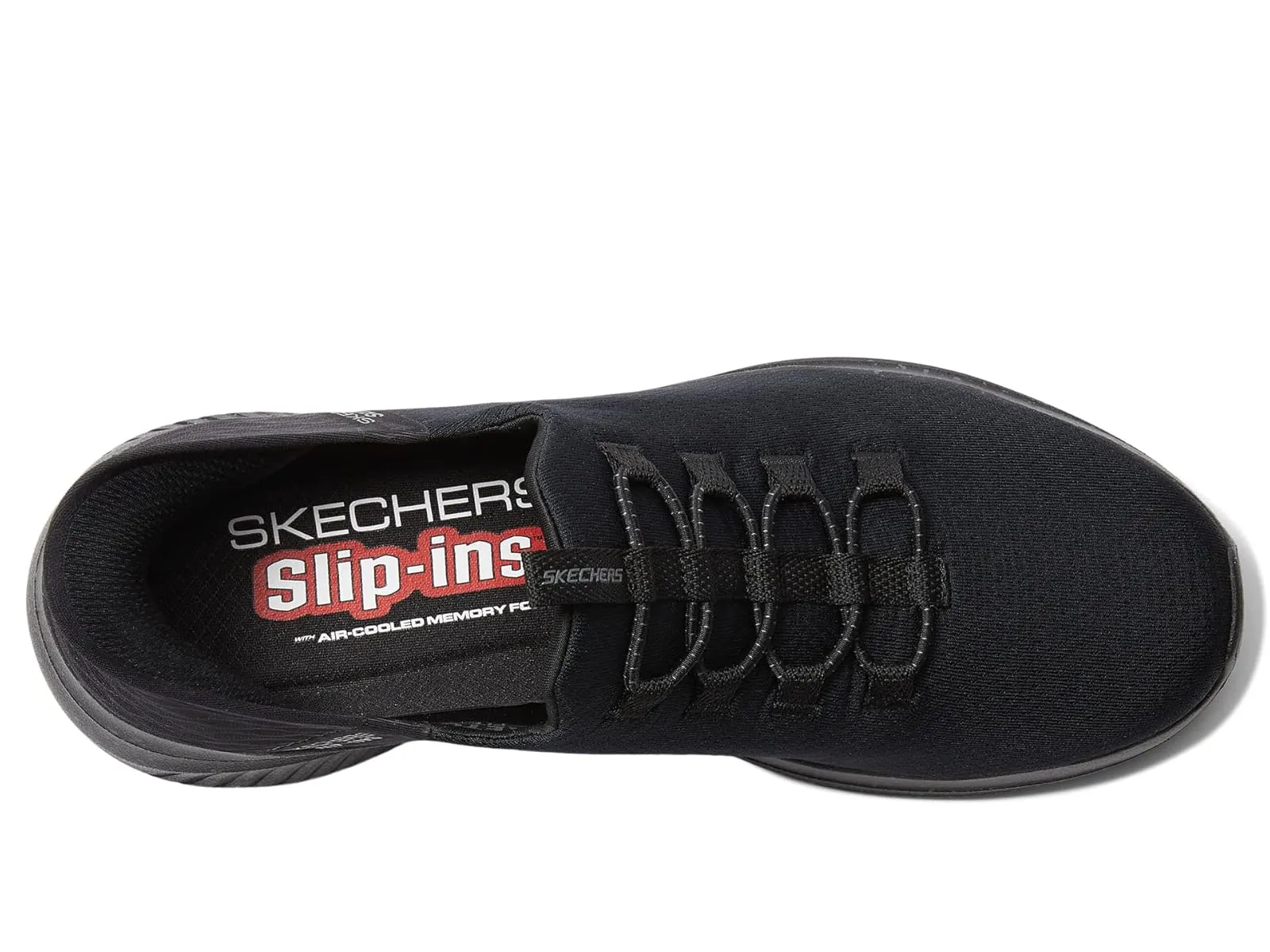 Skechers Men's Ultra Flex 3.0 Right Away Hands Free Slip-in Sneaker Loafer, Air-Cooled Memory Foam Insole, Breathable, Black