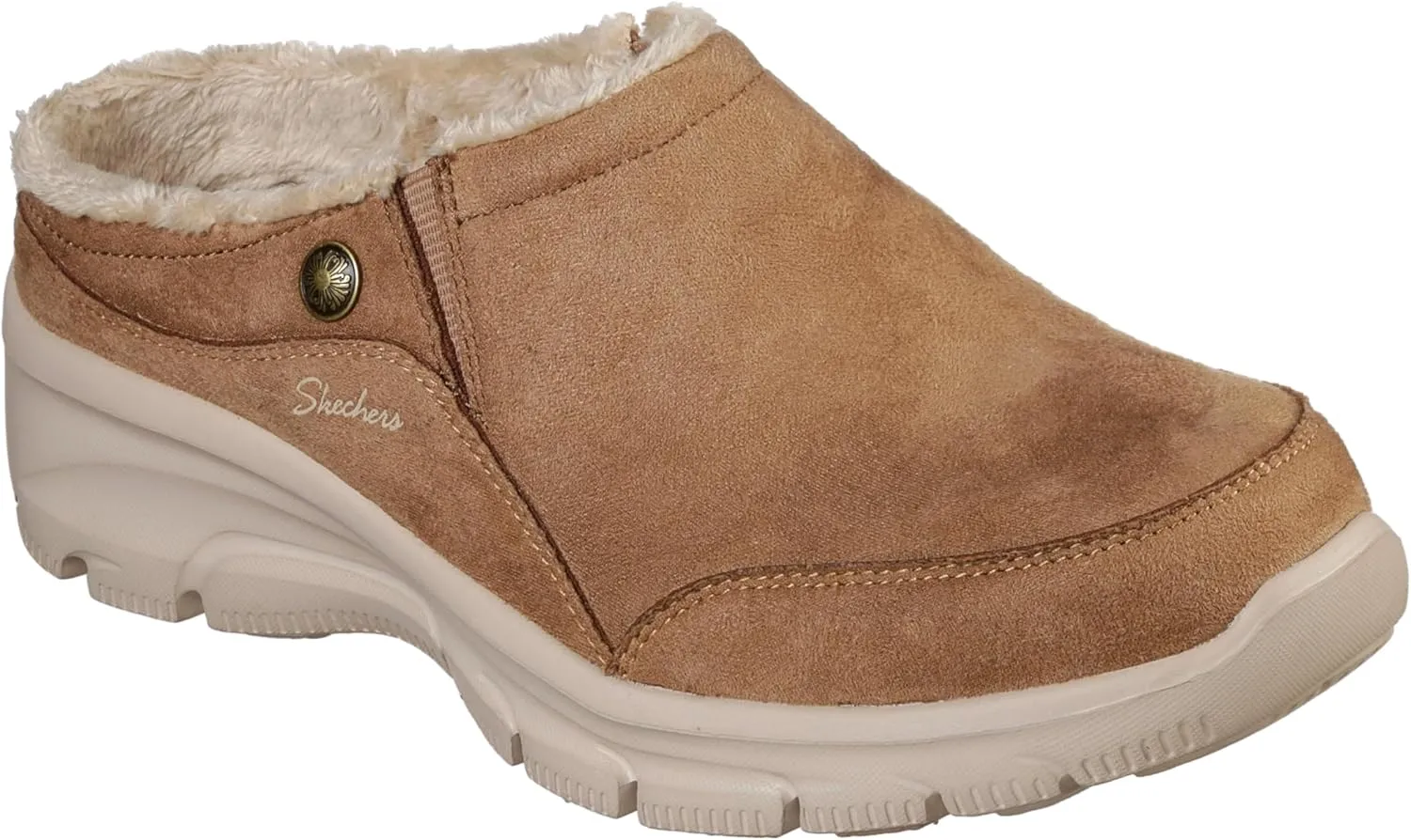 Skechers Women's Relaxed Fit Easy Going Latte Clog