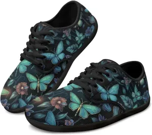 Slip On Shoes Wide Toe Box Zero Drop Fashion Sneakers Breathable Mesh Tennis Athletic Shoes for Women Men