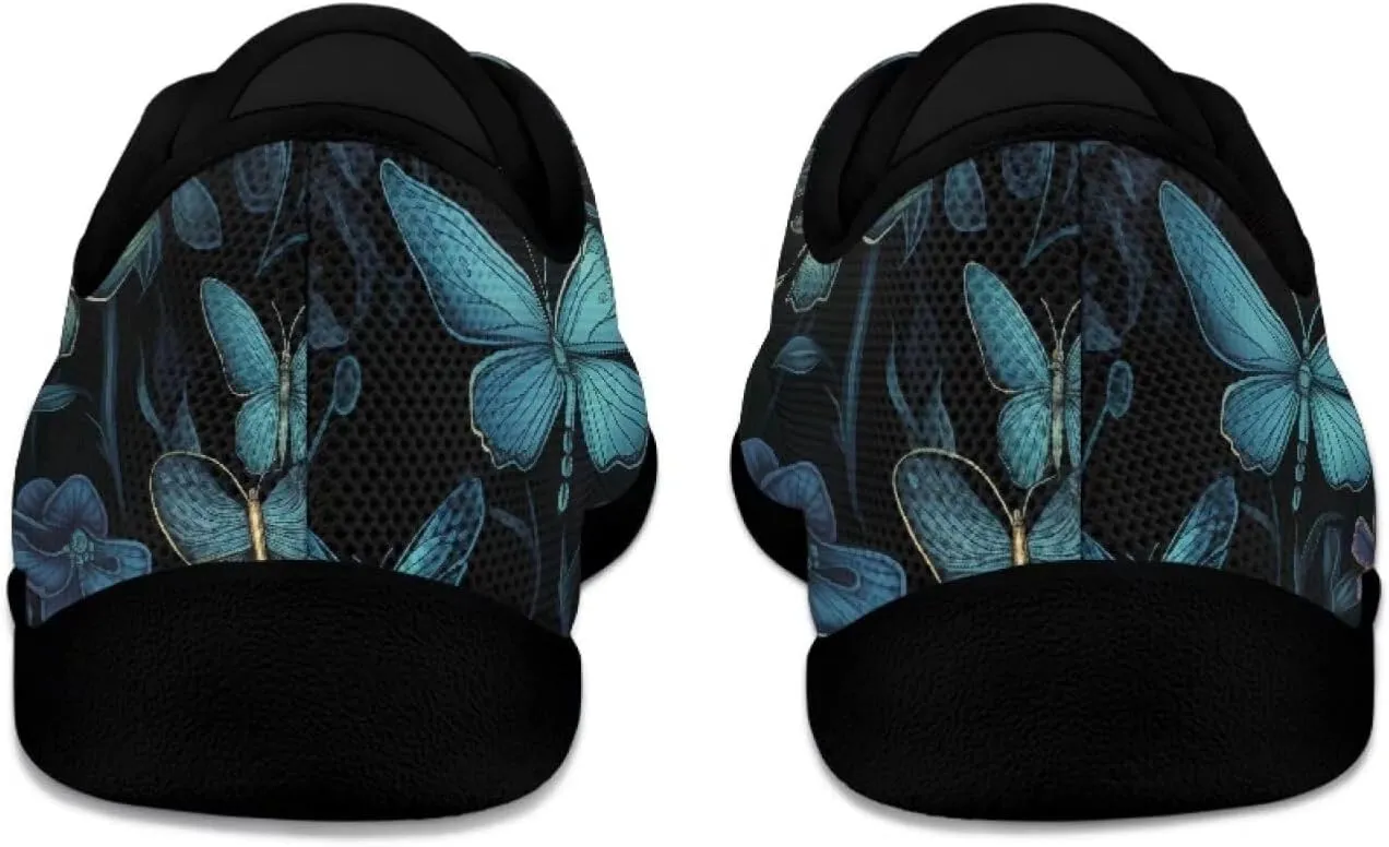 Slip On Shoes Wide Toe Box Zero Drop Fashion Sneakers Breathable Mesh Tennis Athletic Shoes for Women Men