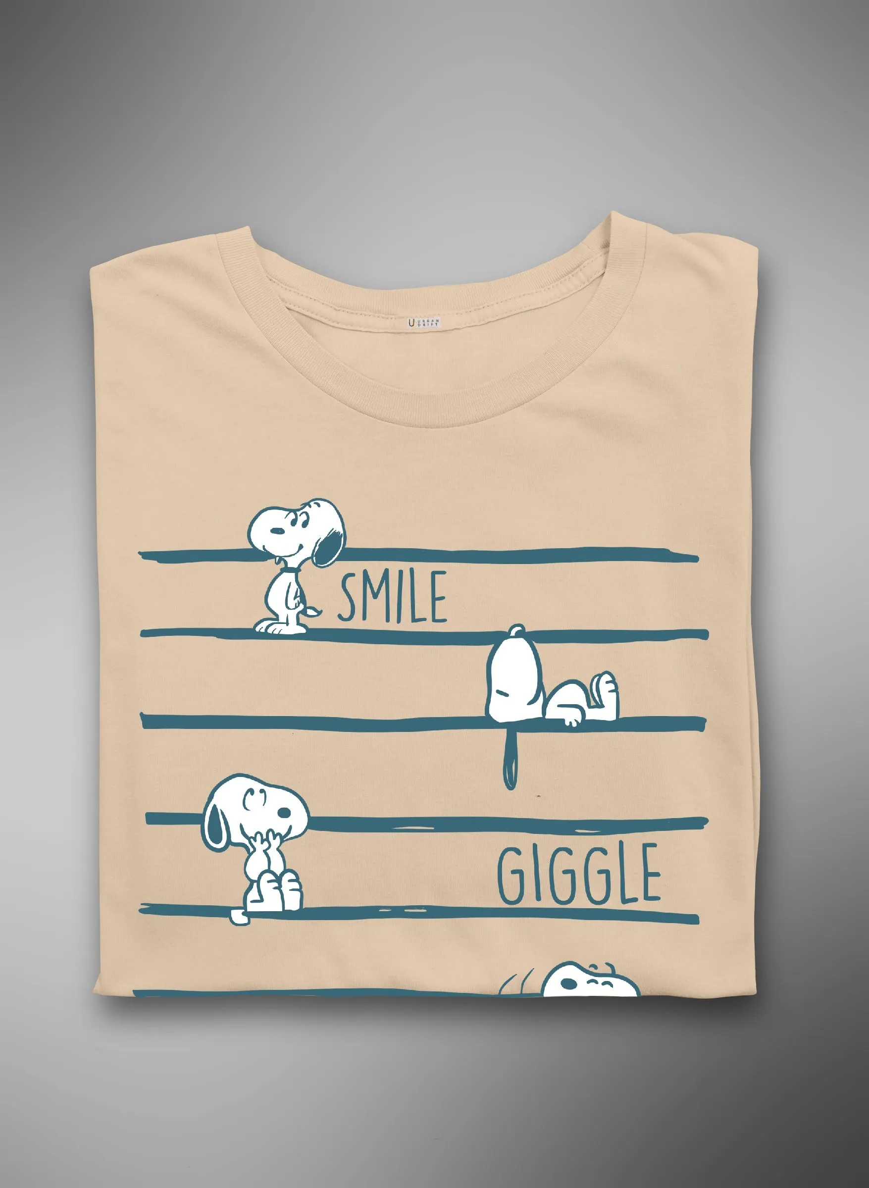 Smile, Giggle, Laugh Sandal Half Sleeve T-Shirt