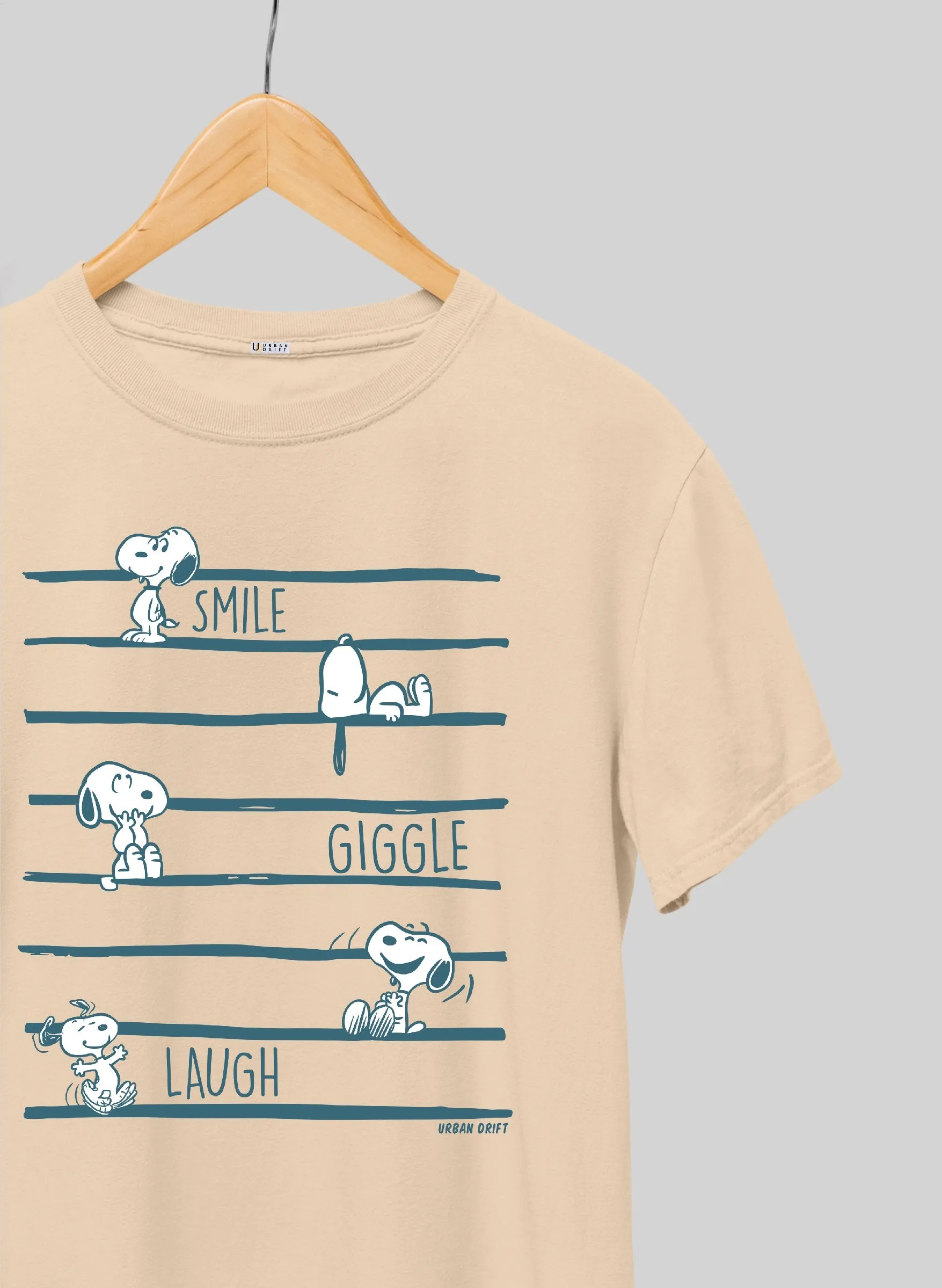 Smile, Giggle, Laugh Sandal Half Sleeve T-Shirt