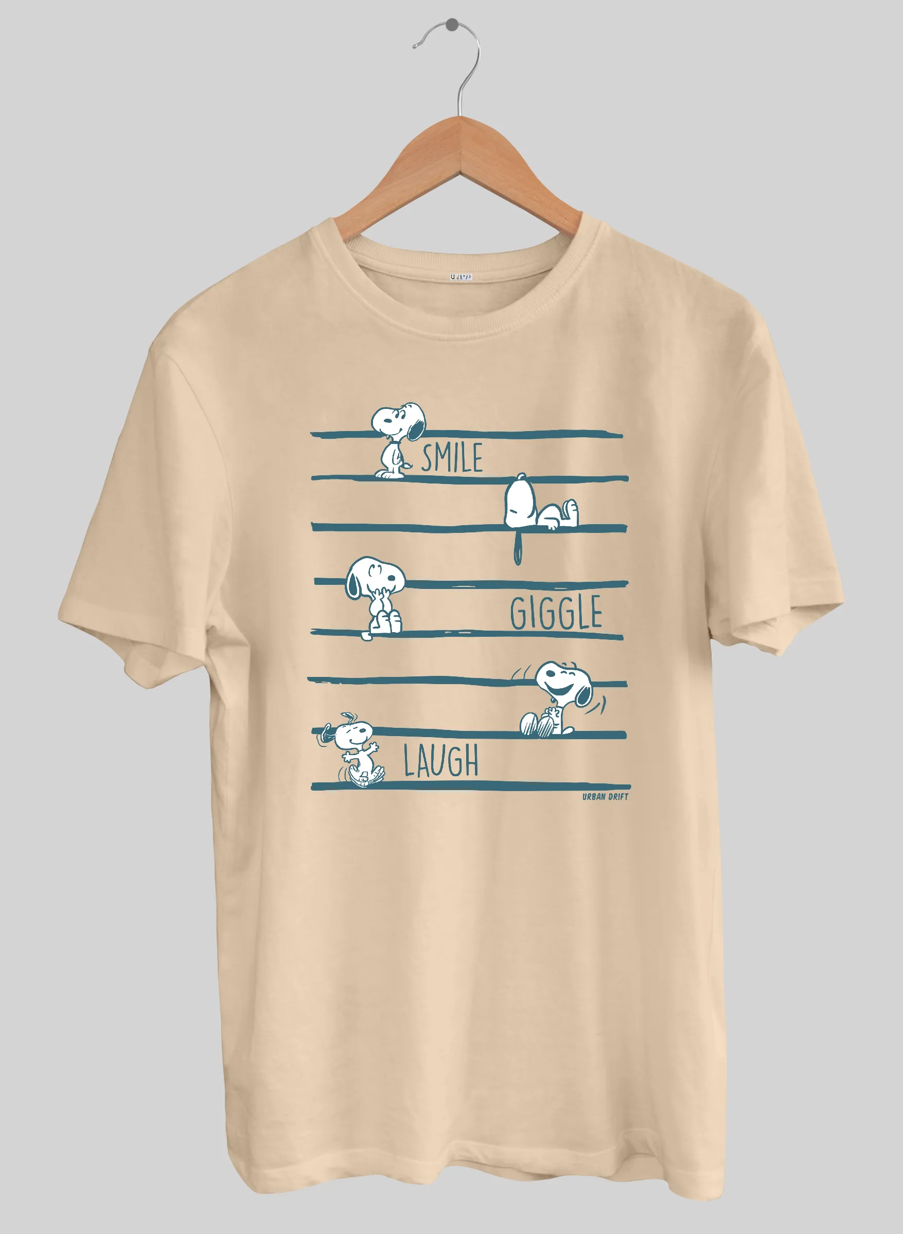 Smile, Giggle, Laugh Sandal Half Sleeve T-Shirt