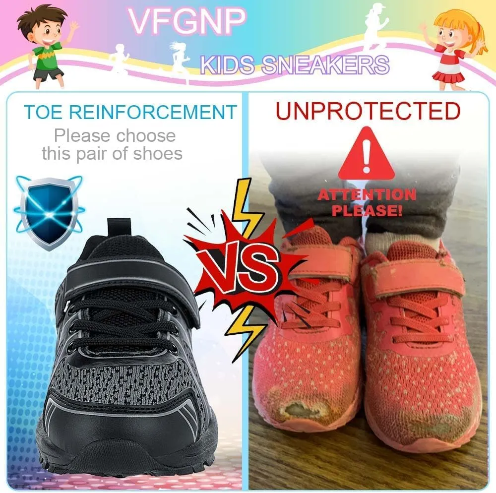 Sneakers for Boys and Girls, Kids Tennis Running Shoes, Lightweight Breathable Sport Athletic Shoe
