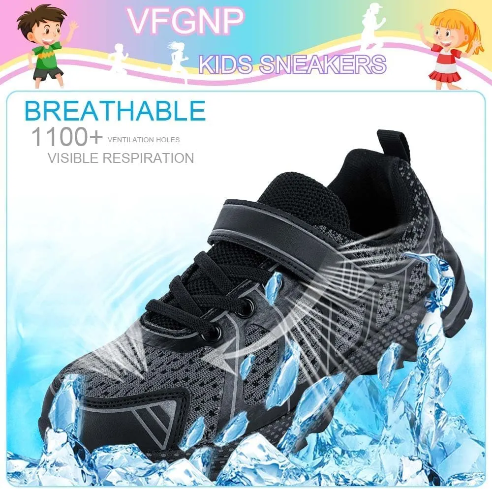 Sneakers for Boys and Girls, Kids Tennis Running Shoes, Lightweight Breathable Sport Athletic Shoe