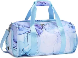 Sports Duffel for Girls Dance Bag Girls Duffle Weekender Bags Teen Gym Travel Ballet Bag with Shoe Compartments