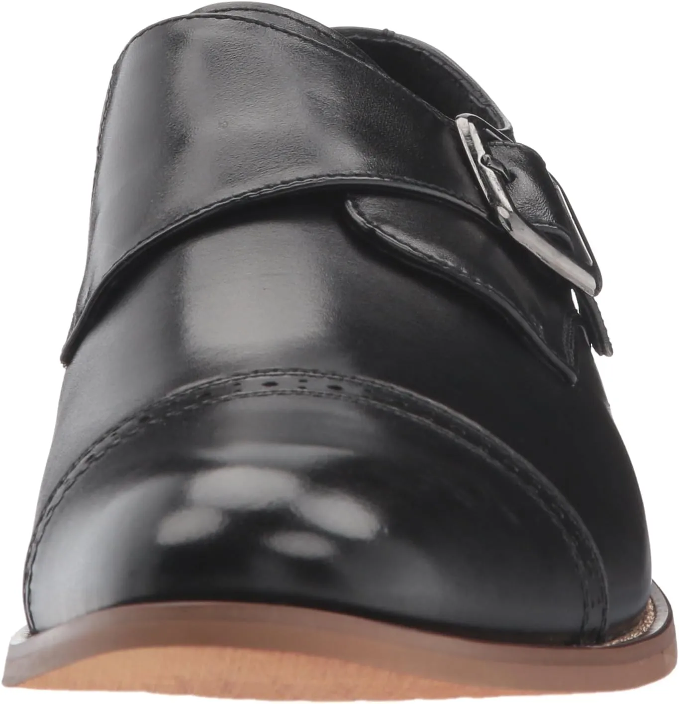 STACY ADAMS Men's Desmond Cap Toe Monk Strap Loafer