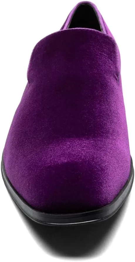 STACY ADAMS Men's Savian Velour Slip-on Loafer