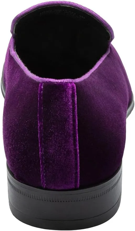 STACY ADAMS Men's Savian Velour Slip-on Loafer