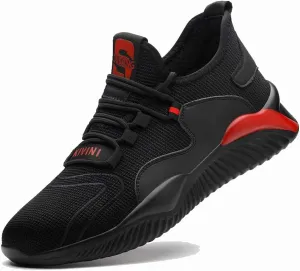 Steel Toe Shoes for Men Women Safety Shoes Work Sneakers Breathable Lightweight Industrial & Construction Shoe