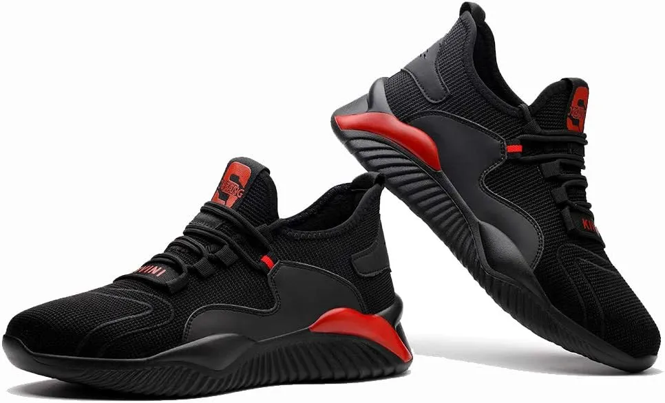 Steel Toe Shoes for Men Women Safety Shoes Work Sneakers Breathable Lightweight Industrial & Construction Shoe