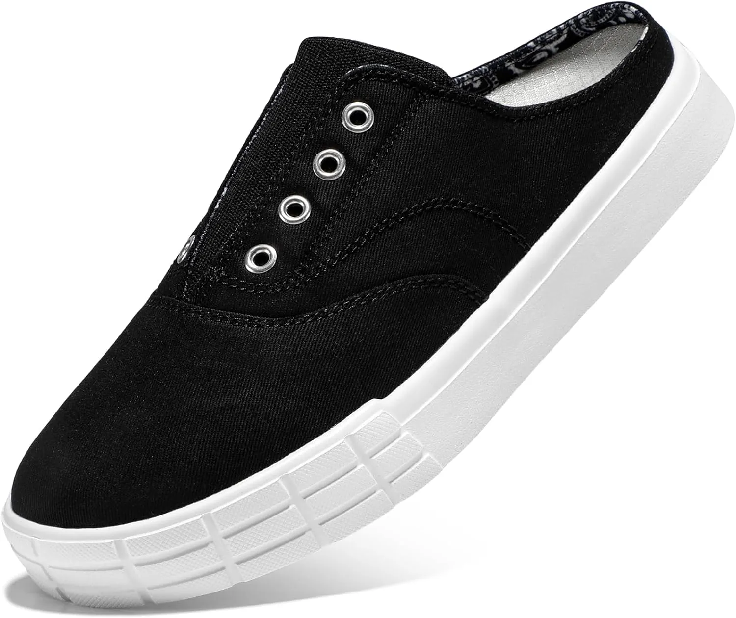 STQ Slip On Orthopedic Wide Shoes丨Lightweight Women Backless Casual Plantar Fasciitis Relief Mule Sneakers
