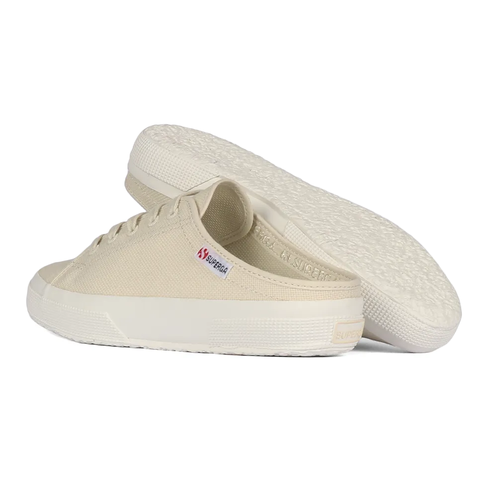 Superga 2401 Nude Mule Beige Light Eggshell Avorio