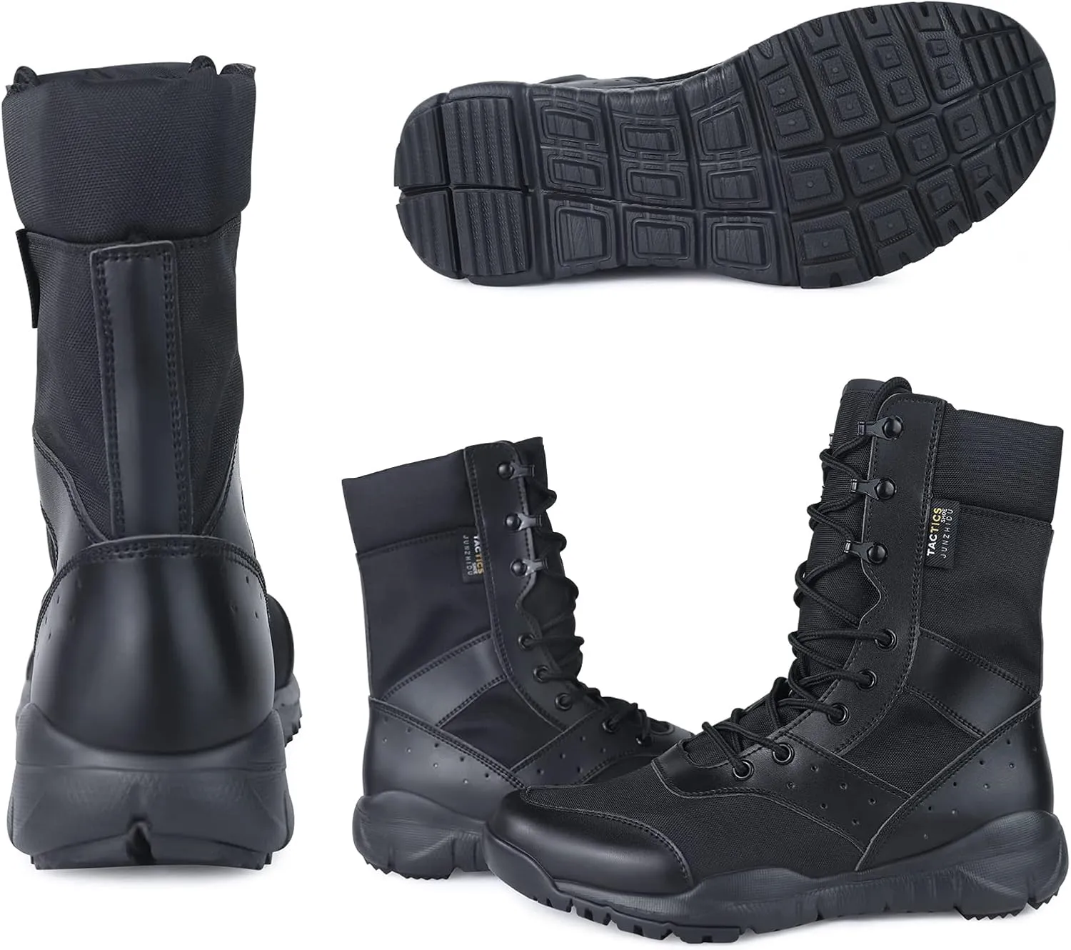 Tactical Boots for Men Lightweight Military Combat Boots Waterproof Comfortable for Work & Security