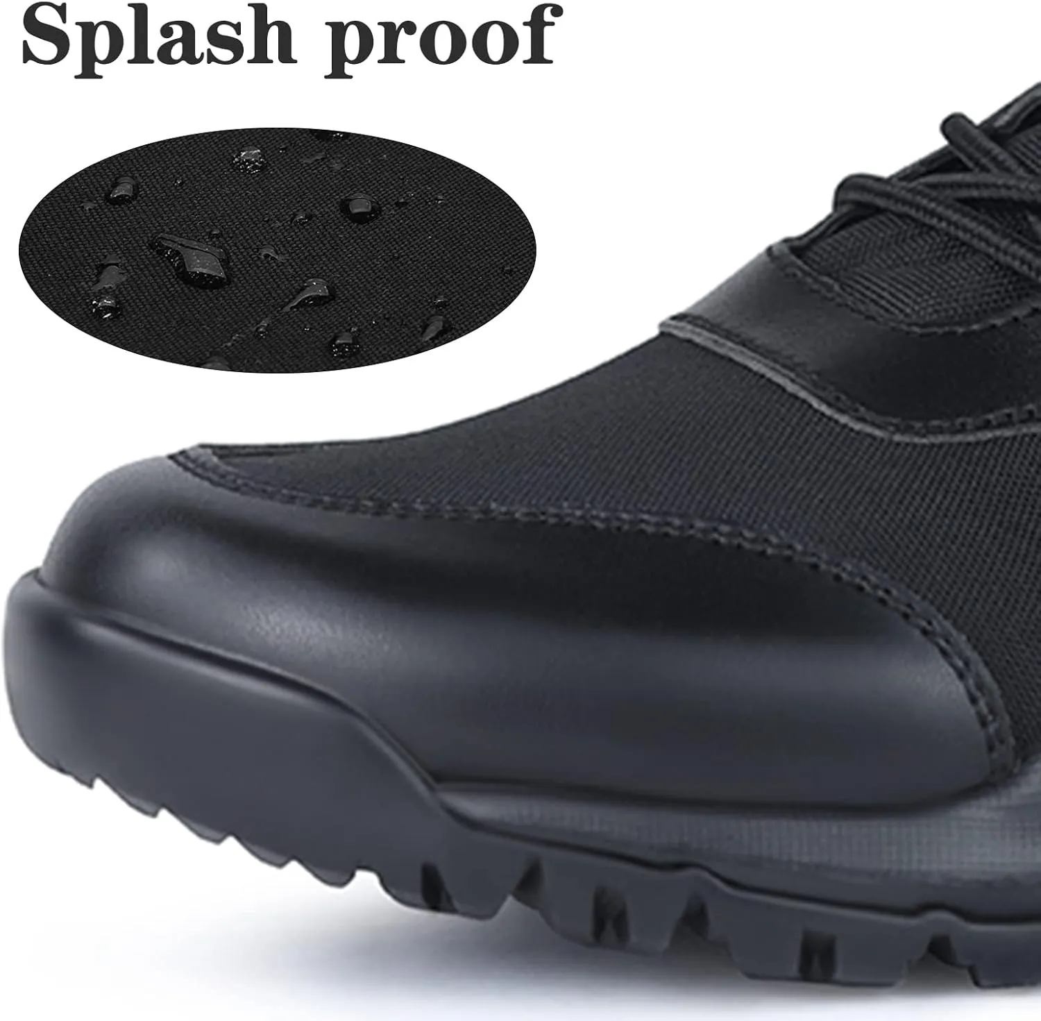 Tactical Boots for Men Lightweight Military Combat Boots Waterproof Comfortable for Work & Security