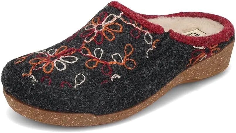 Taos Footwear Women's Woolflower Clog