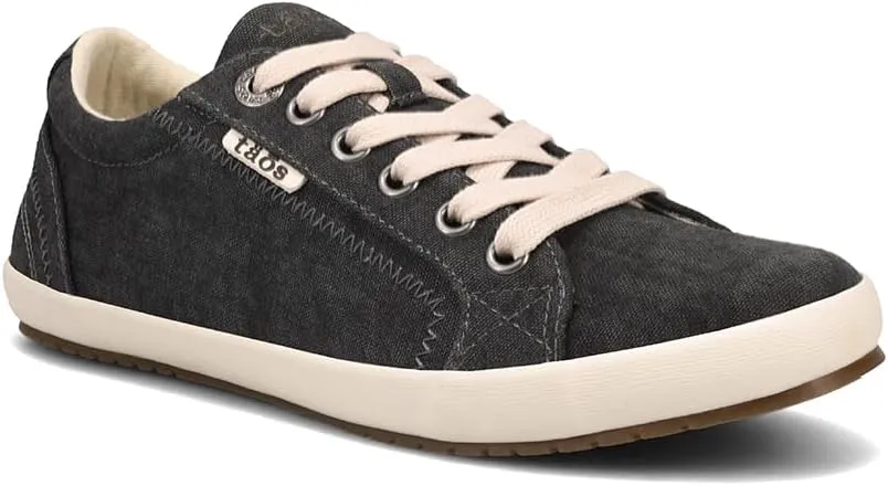 Taos Star Women's Sneaker - Iconic Style with Canvas Design for Everyday Adventures - Custom Fit Lacing and Premium Removable Footbed with Arch Support for All Day Comfort