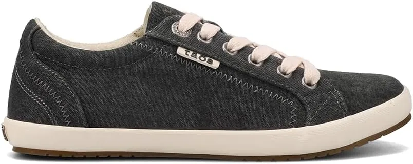 Taos Star Women's Sneaker - Iconic Style with Canvas Design for Everyday Adventures - Custom Fit Lacing and Premium Removable Footbed with Arch Support for All Day Comfort