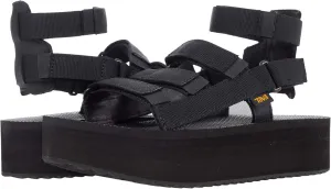Teva Women's Flatform Mevia Adjustable Quick-Drying Casual Sandals Flat