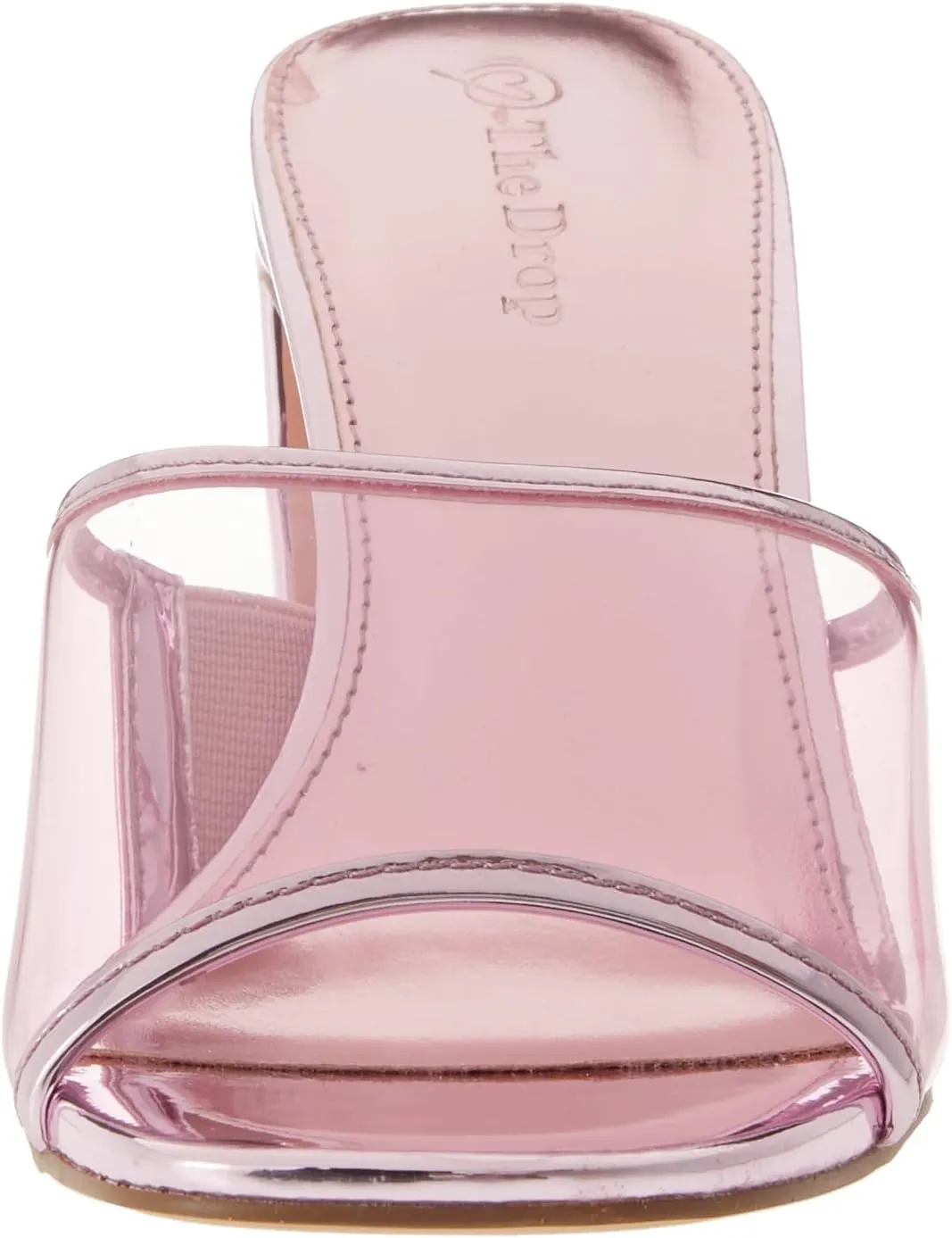 The Drop Women's Pattie High Block-Heeled Mule Sandal