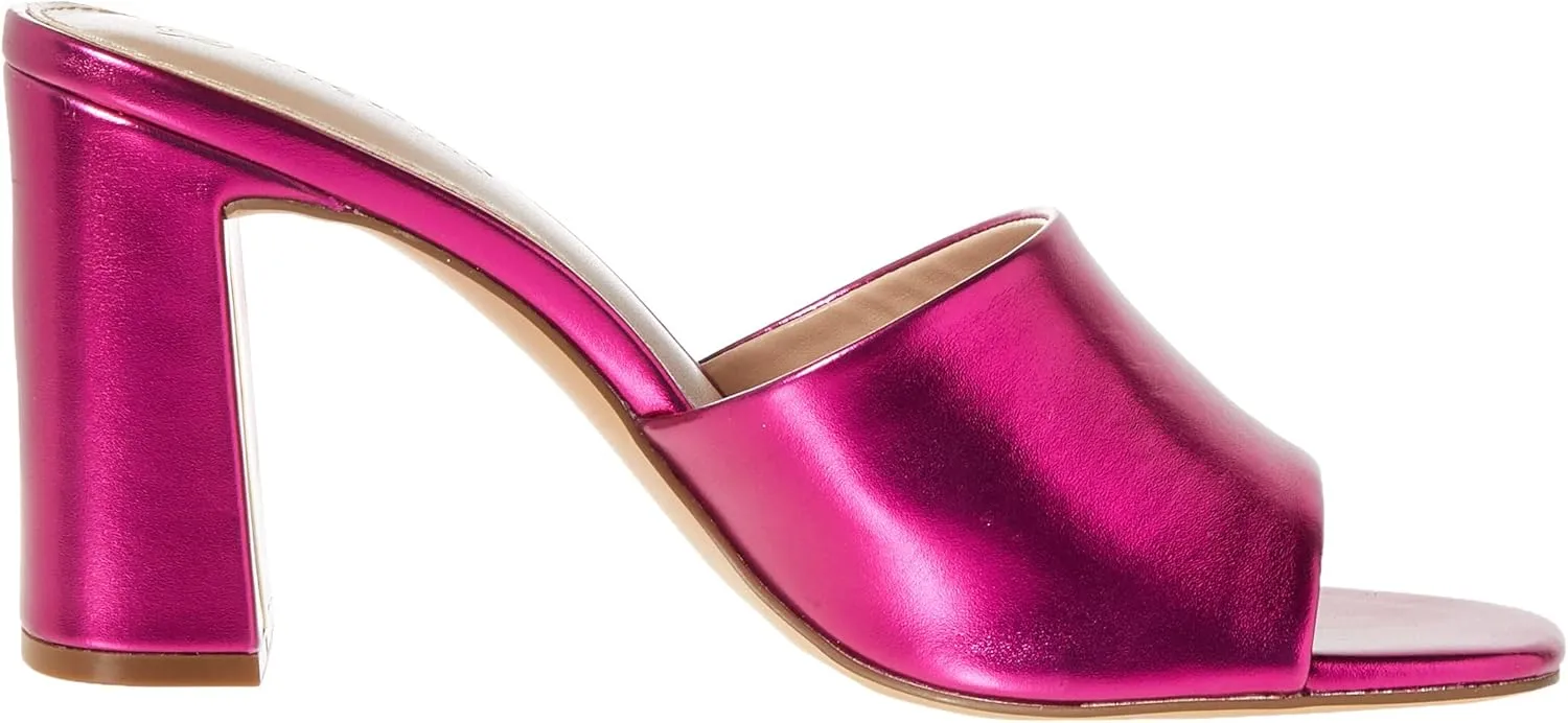 The Drop Women's Pattie High Block-Heeled Mule Sandal
