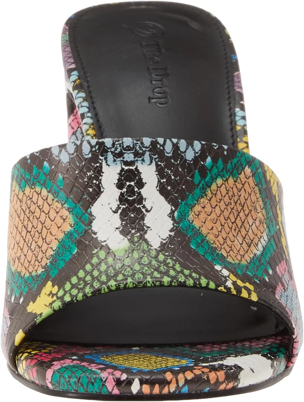 The Drop Women's Pattie High Block-Heeled Mule Sandal