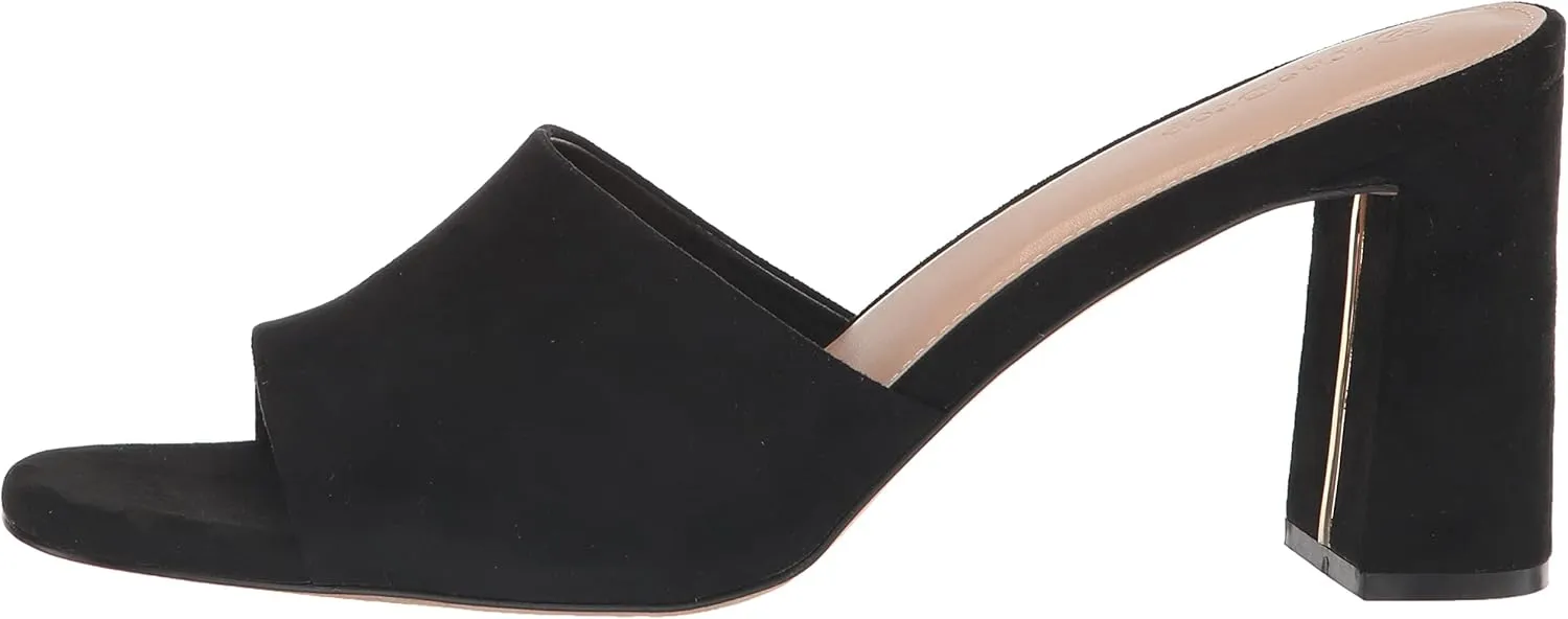 The Drop Women's Pattie High Block-Heeled Mule Sandal