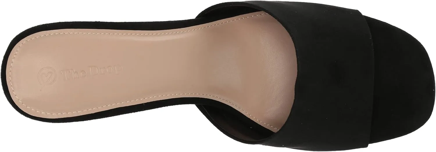 The Drop Women's Pattie High Block-Heeled Mule Sandal