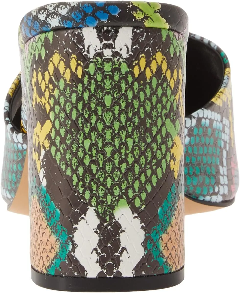 The Drop Women's Pattie High Block-Heeled Mule Sandal