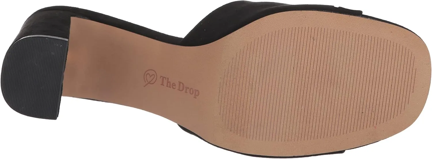 The Drop Women's Pattie High Block-Heeled Mule Sandal