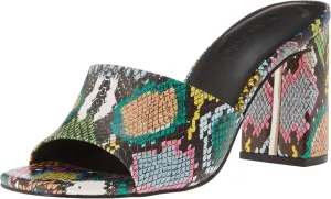 The Drop Women's Pattie High Block-Heeled Mule Sandal