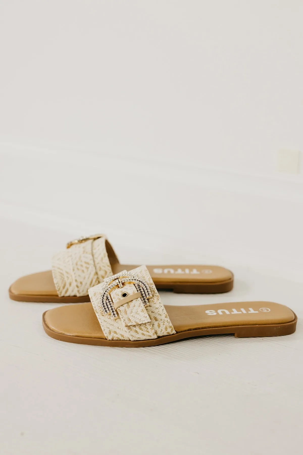 The Scarlett Slide Flat Sandal