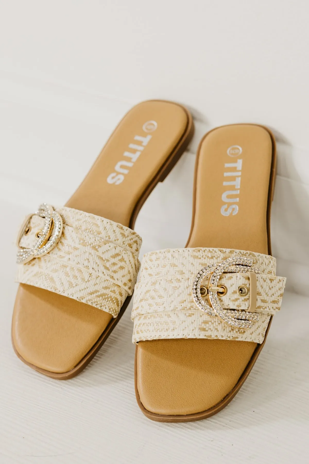 The Scarlett Slide Flat Sandal