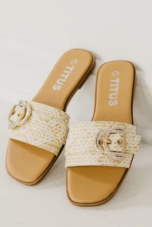 The Scarlett Slide Flat Sandal