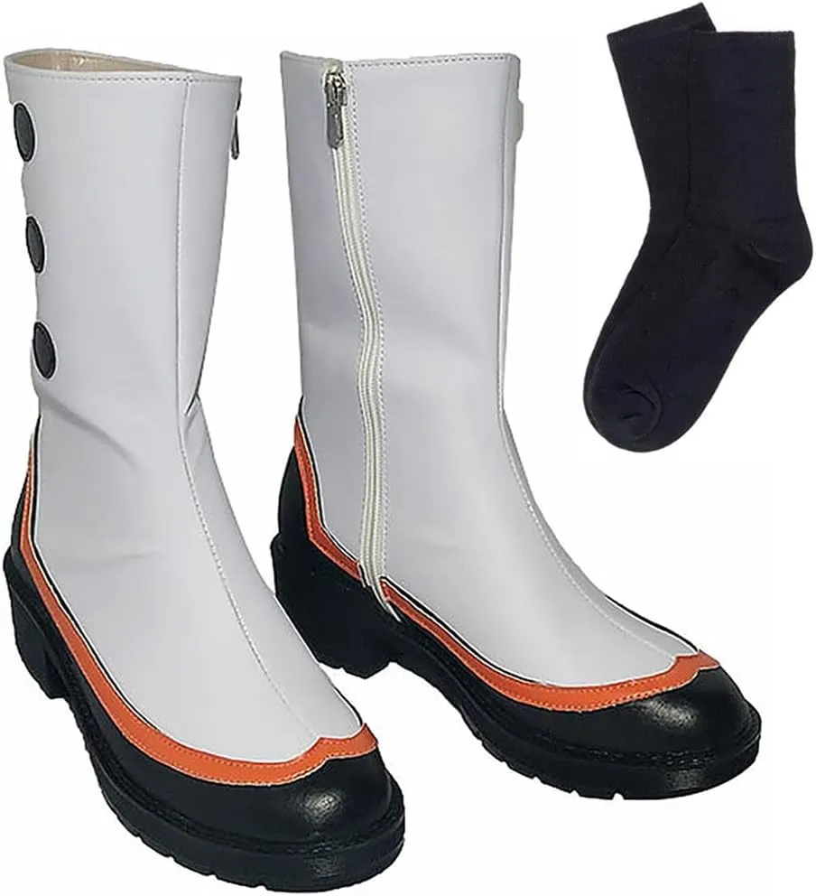 Tkieio Darling Cosplay Shoes Darling Cosplay Boots PU Leather Shoes Boots