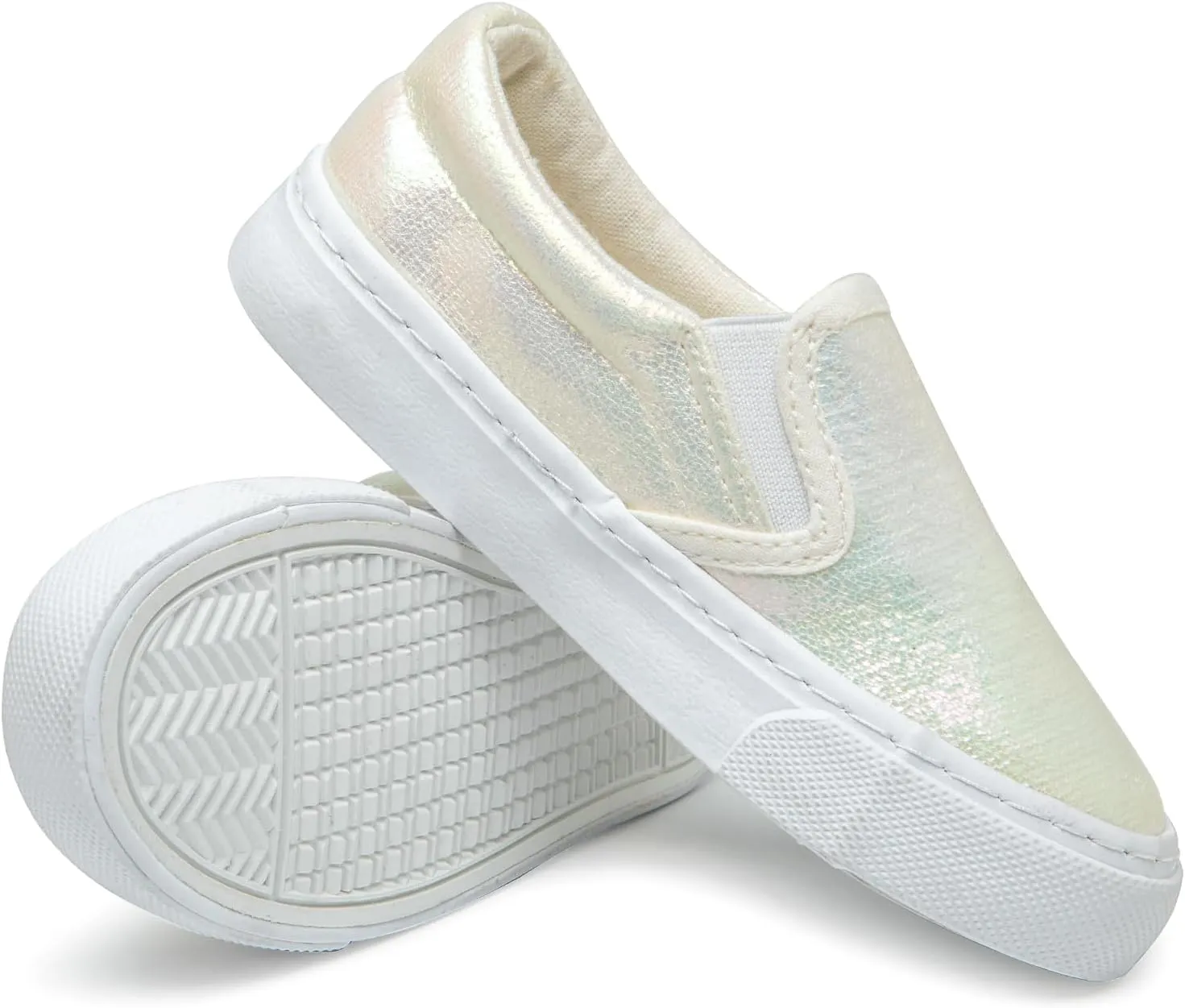 Toandon Toddler Kids Girls Sparkle Slip On Walking Shoes Age 2-10