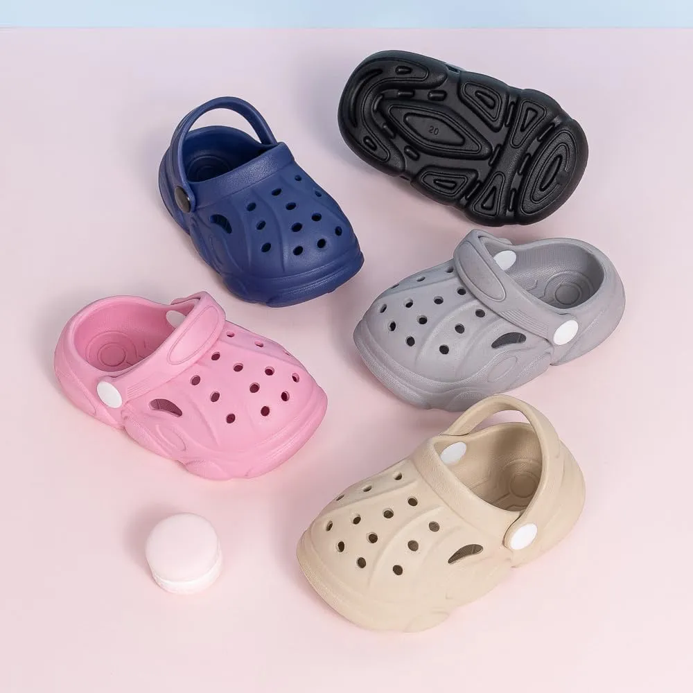 Toddler Cute Garden Clogs Boys Girls Slip On Shoes Summer Lightweight Outdoor Slides Sandals Infant Children Beach Pool Shoes (Toddler/Little Kids)